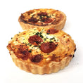 Load image into Gallery viewer, Savoury tart | Cherry tomatoes, caramelised onion, goat cheese | Vegetarian