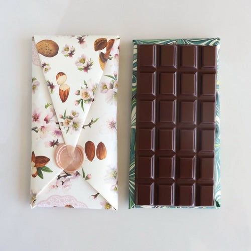 Almond chocolate wafer tablet
