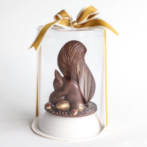 Squirrel Chocolate Figurine