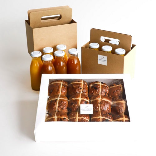 Hot Cross Buns Breakfast Box