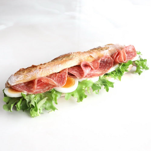 French sandwish | French baguette | French roll | Salami | Bakery