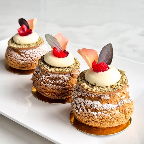 Strawberry Plum Chou