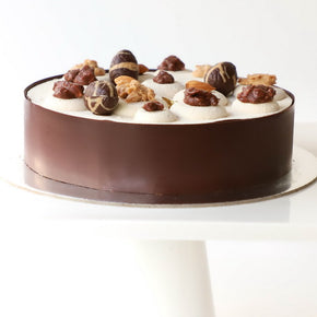 Joey birthday cake | Chocolate caramel praline cake| Chocolate cake Auckland | Low in gluten