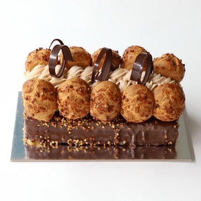 Paris-Brest Christmas Log